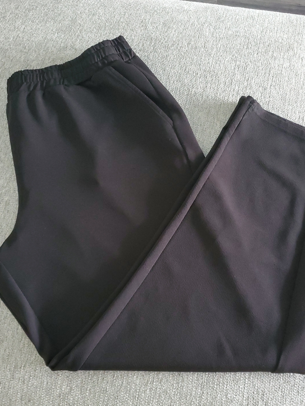 Men's 3XL Black Elastic-Waist Joggers